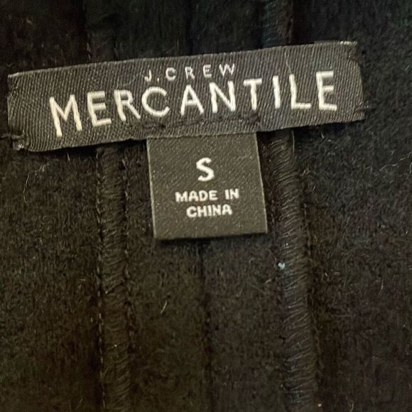J.Crew Mercantile Wool belted shawl neck tie waist jacket Small - Picture 4 of 9